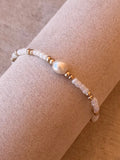 Pulsera con perlas regulable, MC-401