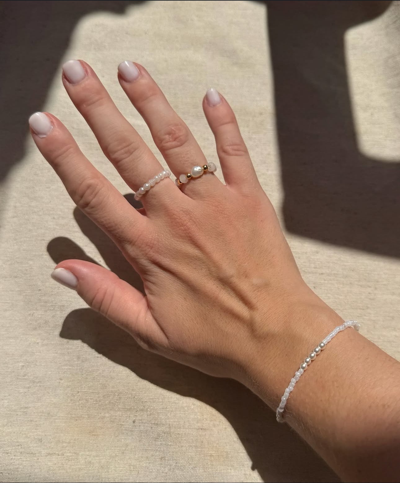 Pulsera Luz Oceánica Blanca