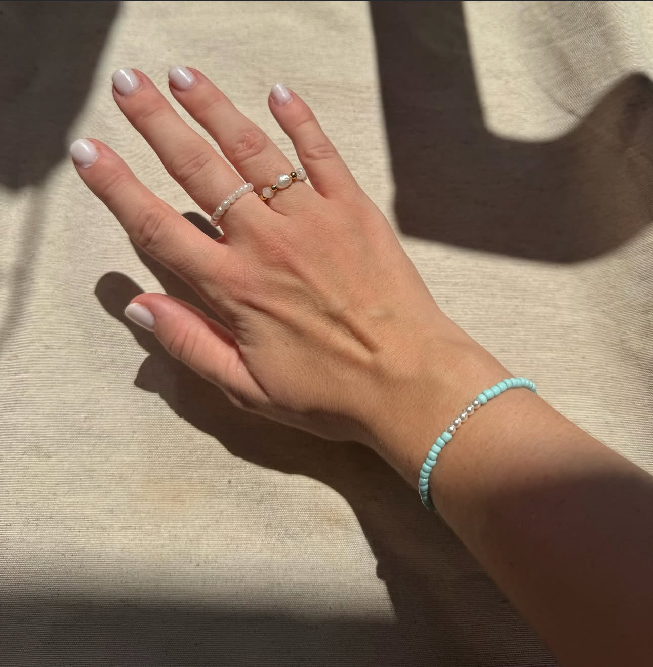 Pulsera Luz Oceánica Azul Cielo